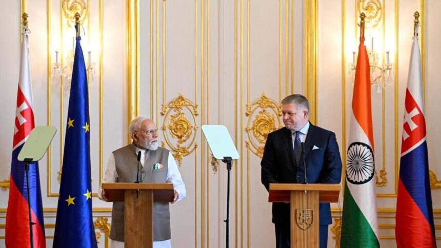 PM Modi Becomes First Indian PM to Visit Slovakia, Bilateral Ties Upgraded to Comprehensive Partnership