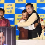 Sanjay Singh with other AAP leaders at the party o 1712206662844 1712206690375 1